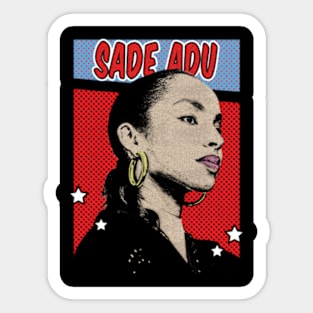 Sade Adu Vintage Sticker